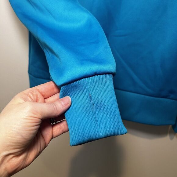 Burton Dryride Turquoise Blue Full Zip Fleece‎ Hoodie Small Outdoor Ski Skater - Picture 6 of 7